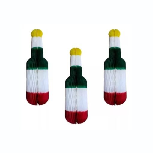 Decoracion Botellas Colgantes Papel Tricolor 3 Piezas 5 Pack_1
