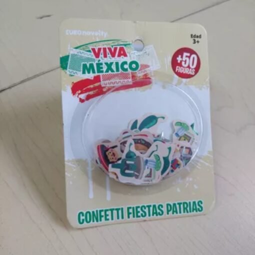 Confeti Festivo Fiestas Patrias Mexicanas Paquete 10 Piezas_2