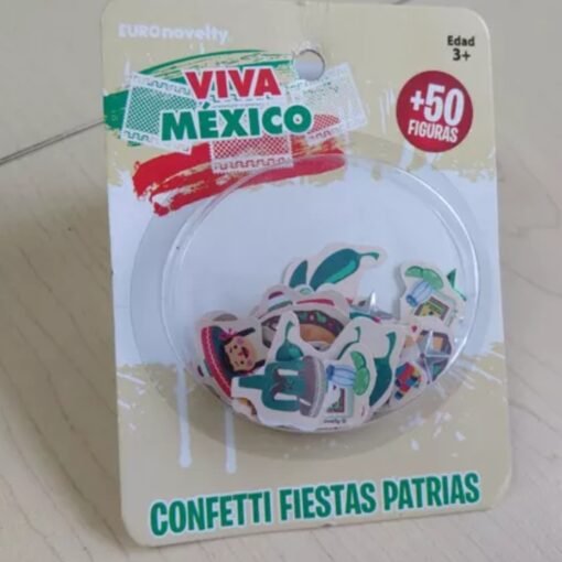 Confeti Festivo Fiestas Patrias Mexicanas Paquete 10 Piezas_3