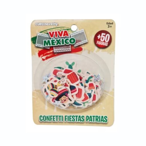 Confeti Festivo Fiestas Patrias Mexicanas Paquete 10 Piezas_0