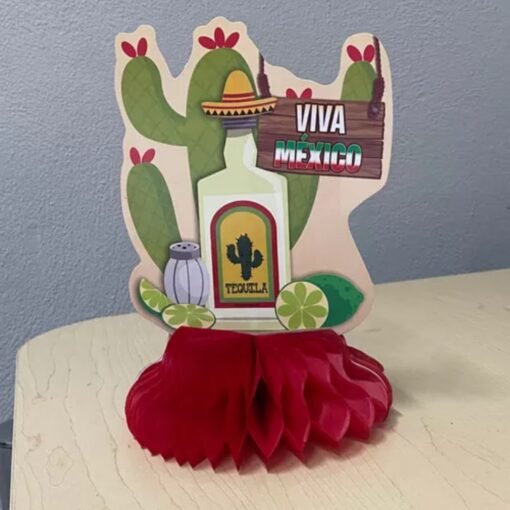 Decoracion Tipo Centro Mesa Mexicano Fiestas Patrias 10 Pack_3