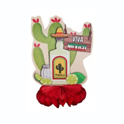 Decoracion Tipo Centro Mesa Mexicano Fiestas Patrias 10 Pack_0