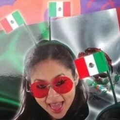 10 Pza Diadema Bandera Mexico Tricolor Para Fiestas Patrias_3
