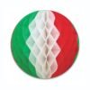 Esfera Tricolor Jumbo Colgante Para Fiestas Patrias 10 Pza_0