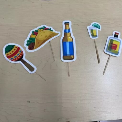 10 Photo Props Para Fiestas Patrias Figuras Mexicanas 5 Pack_3