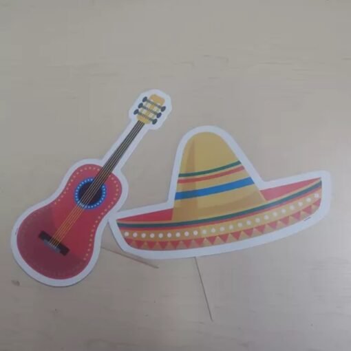 10 Photo Props Para Fiestas Patrias Figuras Mexicanas 5 Pack_4