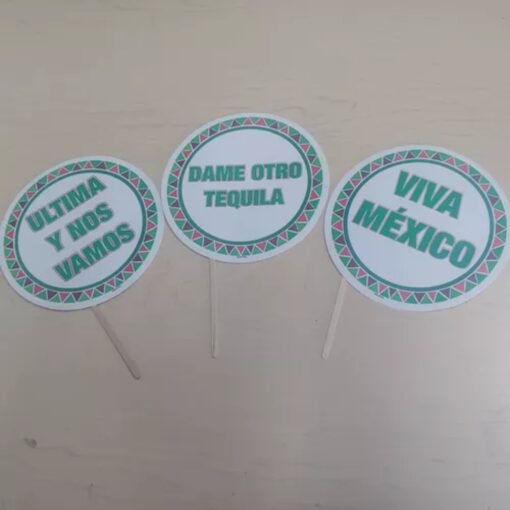 10 Photo Props Para Fiestas Patrias Figuras Mexicanas 5 Pack_5