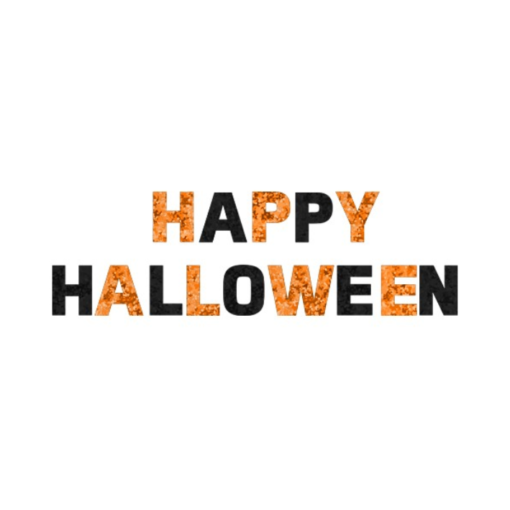 Banner Banderillas Glitter Happy Halloween Decoracion Fiesta_2