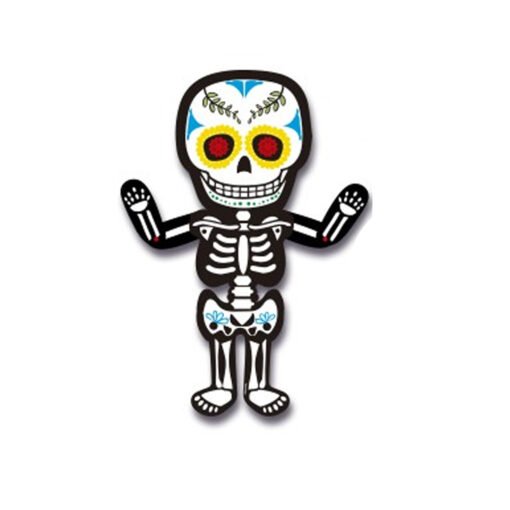 Decoraciones Esqueletos Moviles Para Dia De Muertos 3 Piezas_4