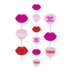 Cascada Vertical Decoracion San Valentin 1.2mts 6 Pack_0