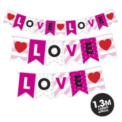 Letrero Banderillas Moviles Decoracion San Valentin 4 Piezas_2