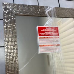 Espejo Botiquin Para Baño Gabinete Decorativo Moderno Niquel_5