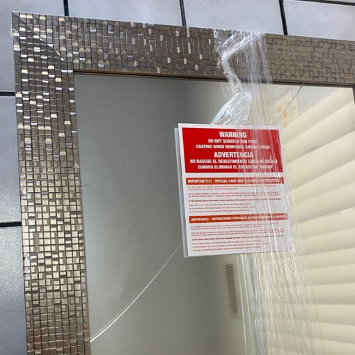 Espejo Botiquin Para Baño Gabinete Decorativo Moderno Niquel_5