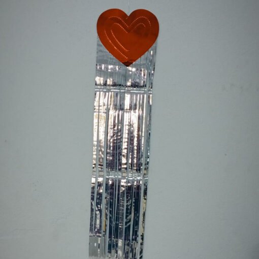 Cortina Metalica Decoracion Corazon San Valentin 3 Pack_1