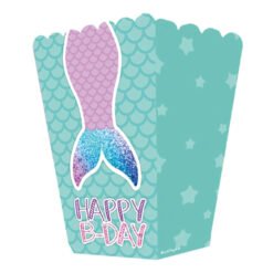 Cajitas Botaneras Fiesta Cumpleaños Sirenas Diseños Variados_0