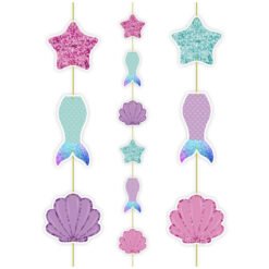 Cascada Vertical Fiesta Sirenas Decoracion Infantil 1.3mts_0
