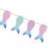 Banner Colgante Cola Sirenas Fiesta Infantil 1.6mts Largo_0