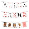 Banner Colgante Cartas Poker Casino Decoracion Fiesta 3m_0