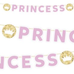 Banner Colgante Cumpleaños Princesa Niña 1.5 Metros Largo_1
