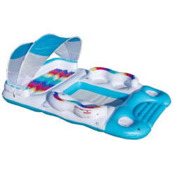 Inflable Alberca Flotador Isla Gigante 3mts Portavasos_0