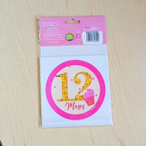 12 Belly Stickers Princesas Para Festejo Bebe Niña_3