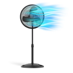 Ventilador Abanico Pedestal De Pie Lasko Negro S16500 3 Vel_0