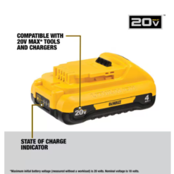 Batería Compacta De Iones De Litio DCB240 DEWALT 20 v Max_7