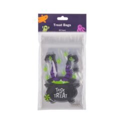 Bolsitas Para Dulces Semitransparentes Figuritas Halloween 52 Piezas_1