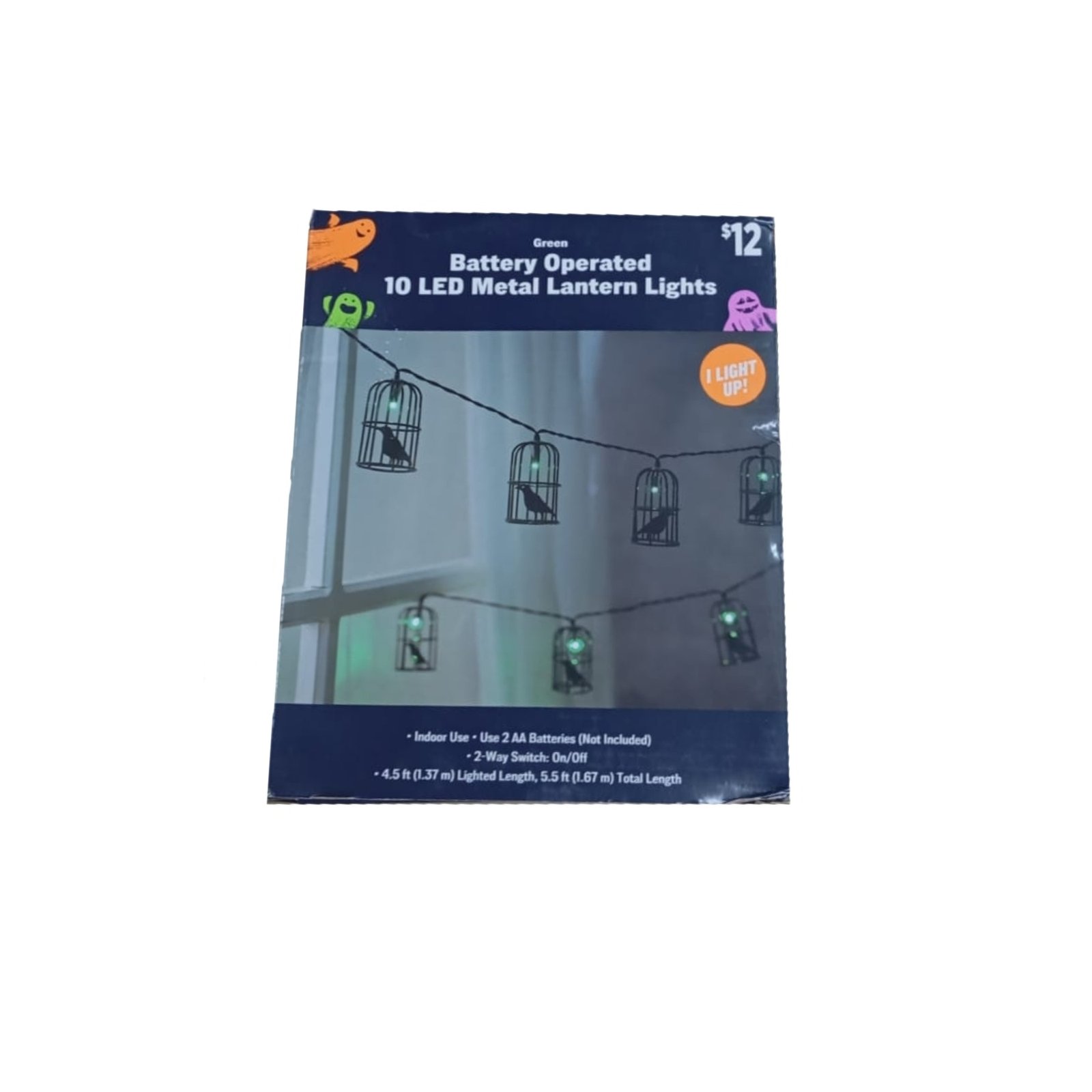 Linterna Luces Led Jaula Cuervos Decoracion Para Halloween_0 Linterna Luces Led Jaula Cuervos Decoracion Para Halloween_0