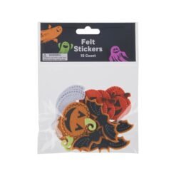 15 Pegatinas De Fieltro Decorativas Figuritas Halloween_1