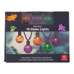 Linternas 10 Luces Multicolor Decoracion Para Halloween 1.9m_1