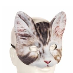 Mascaras Gato Espeluznante Disfraz Para Halloween 2 Piezas_1