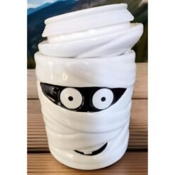 Recipiente Ceramica Para Golosinas Spooky Mummy Halloween_1