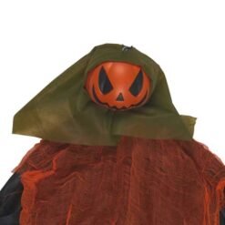 Decoracion Colgante Ghoul Calabaza Halloween 1.8Mts Altura_1