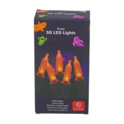 50 Luces Led Decoracion Para Halloween 3.4 Metros Largo_1