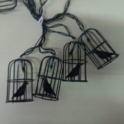 Linterna Luces Led Jaula Cuervos Decoracion Para Halloween_2