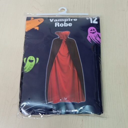 Capa De Vampiro Disfraz Para Halloween Talla Adultos Unisex_3