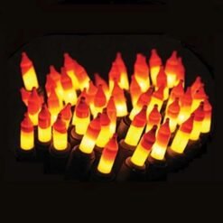 50 Mini Luces Candy Corn Decoracion Halloween 3.4Mts Largo_3