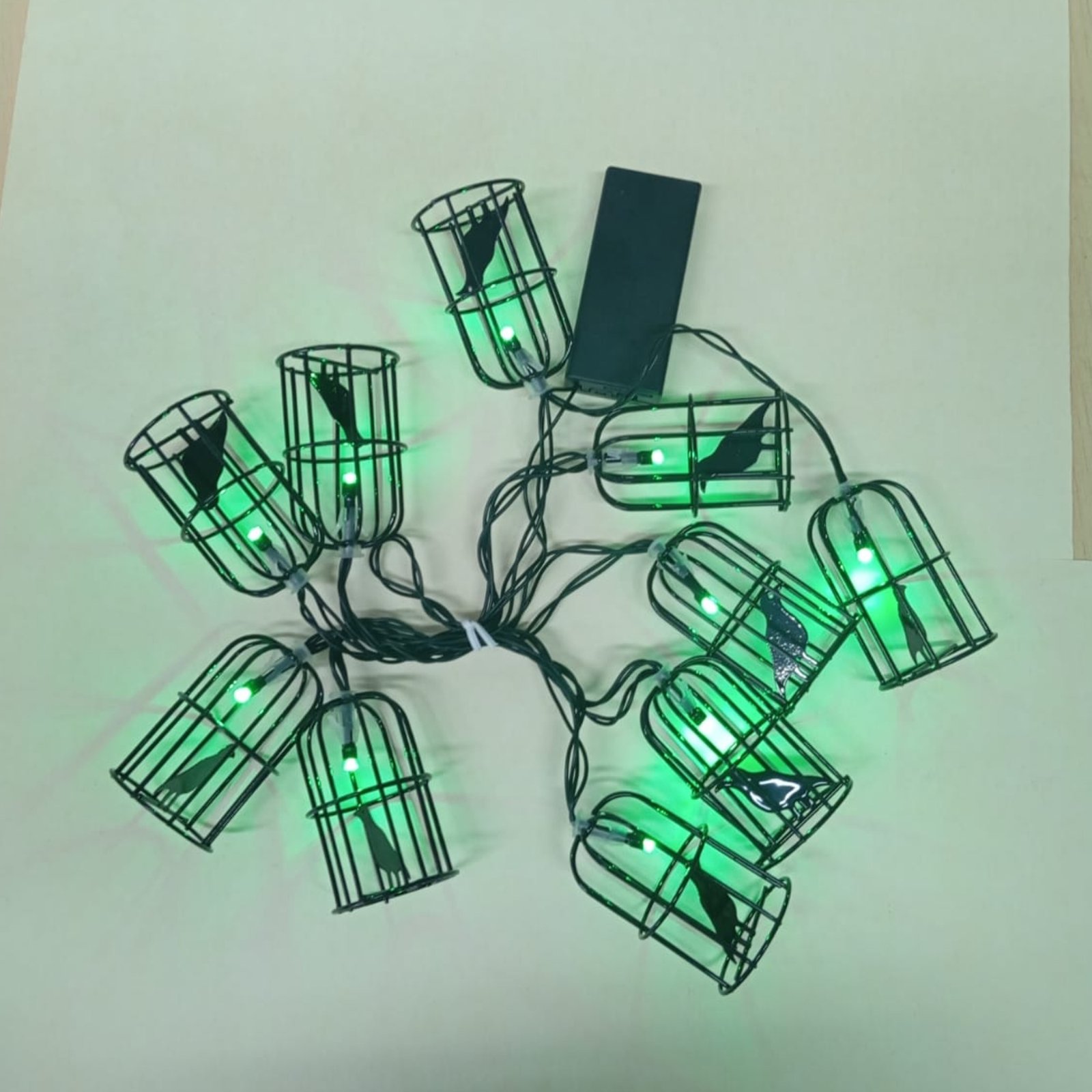 Linterna Luces Led Jaula Cuervos Decoracion Para Halloween_4 Linterna Luces Led Jaula Cuervos Decoracion Para Halloween_4