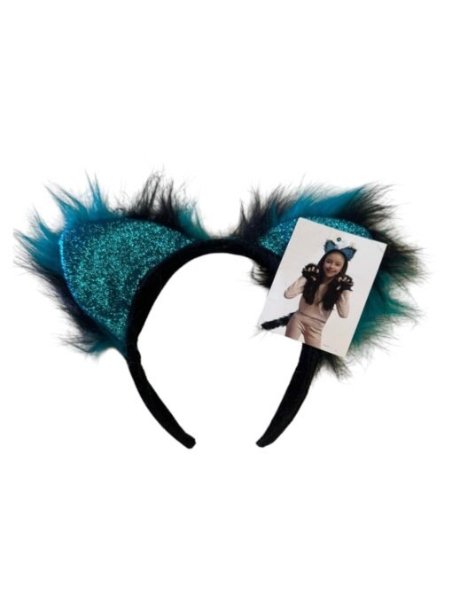 Juego Set Guantes Cola Orejas Para Cosplay Disfraz Halloween_7