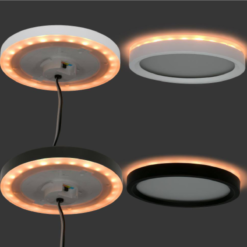 Lampara Techo Led Empotrada Interior Redonda Bronce Aceitado_7