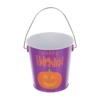 Halloween Mini Canasta De Aluminio Para Dulces Fiesta 5pack_0