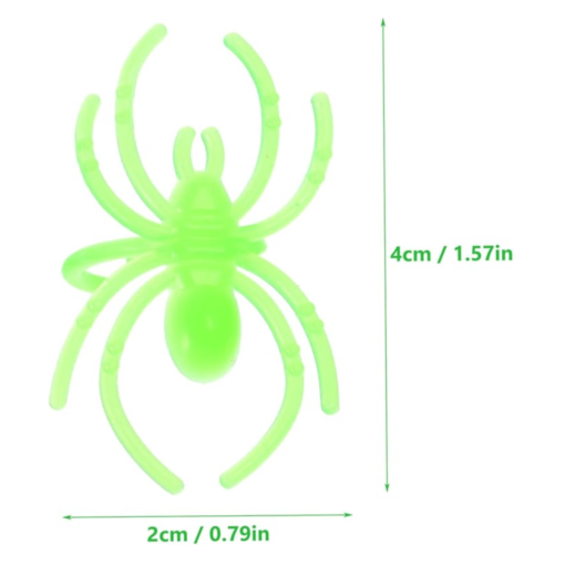 Anillos Araña Plastico Variados Tematica Fiesta De Halloween_8