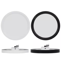 Lampara Techo Led Empotrada Interior Redonda Bronce Aceitado_8