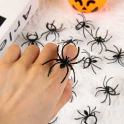 Anillos Araña Plastico Variados Tematica Fiesta De Halloween_2
