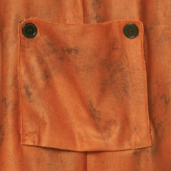 Disfraz Espantapajaros Naranja Para Halloween Femenino Niño_5