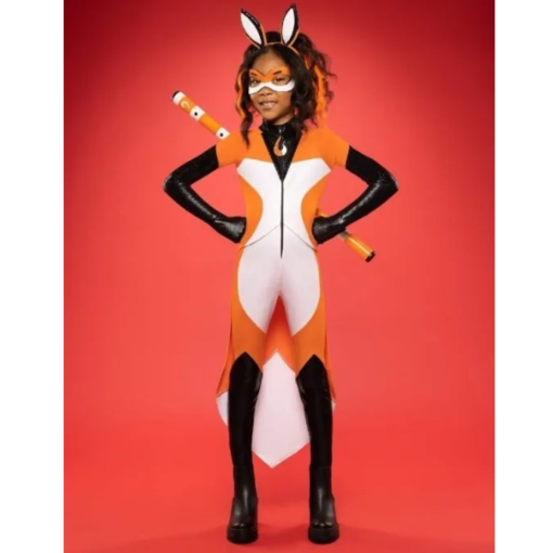 Disfraz Para Halloween Niña Miraculous Rena Rouge Cosplay_3