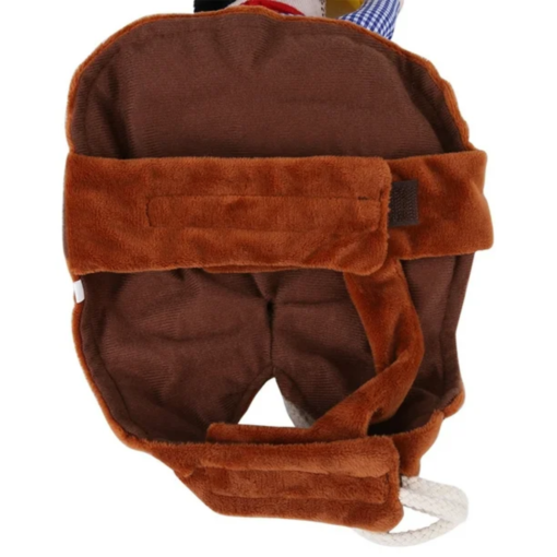 Disfraz Para Perro Jinete Vaquero Montable Halloween Talla S_3