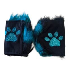 Juego Set Guantes Cola Orejas Para Cosplay Disfraz Halloween_6