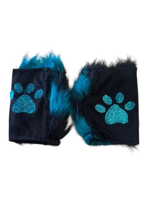 Juego Set Guantes Cola Orejas Para Cosplay Disfraz Halloween_6